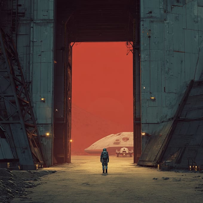design sci fi illustration and sci fi sci fi illustration