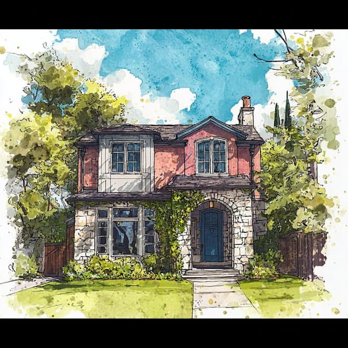 paint exclusive watercolor villa