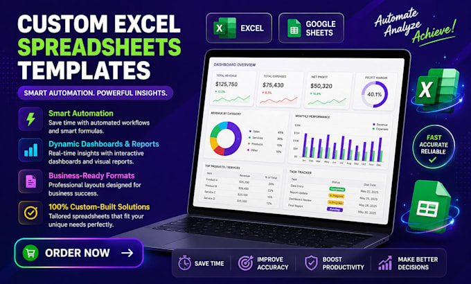 convert, automate, or fix custom excel spreadsheet, apple numbers, google sheets