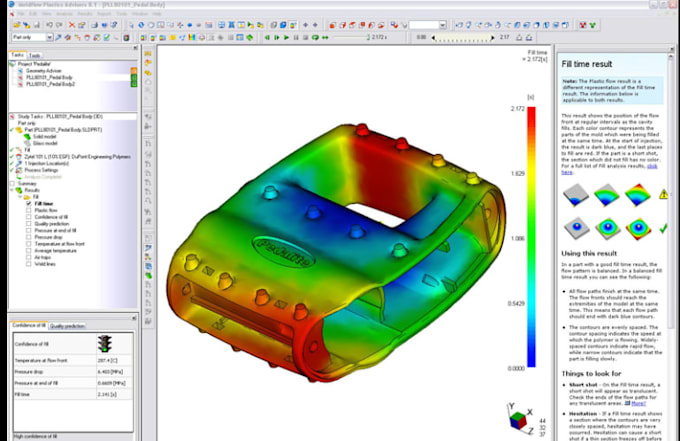 do 3d printable molds and plastic mold designs with dfm and moldflow analysis