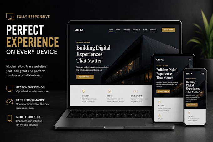 a wordpress elementor website with lead automation