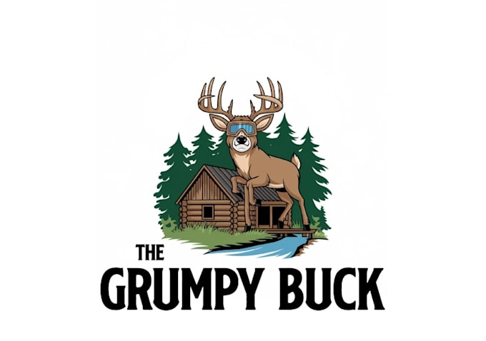 design a modern hunter logo and mascot