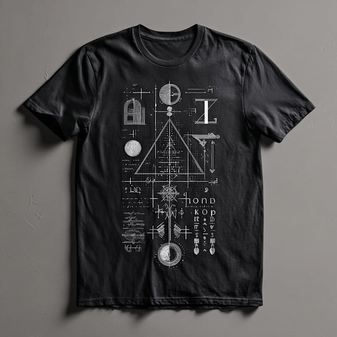 do a typography tshirt graphics t shirt and merchandise design