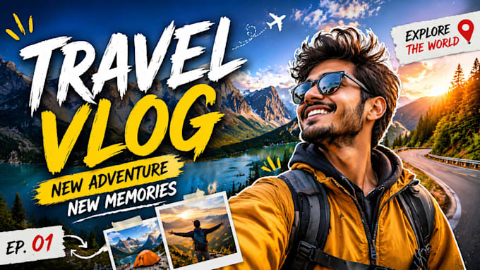 create attractive youtube thumbnail designs