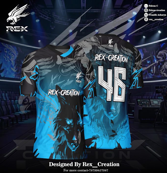 do sublimation and esports jersey designe