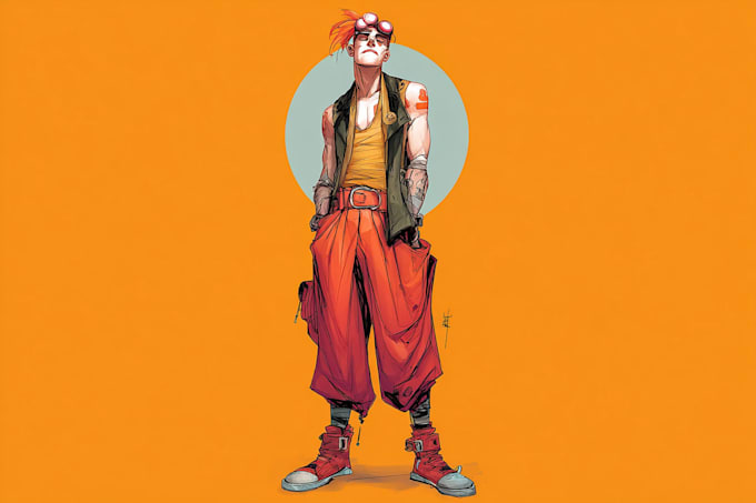 superhero character for comics