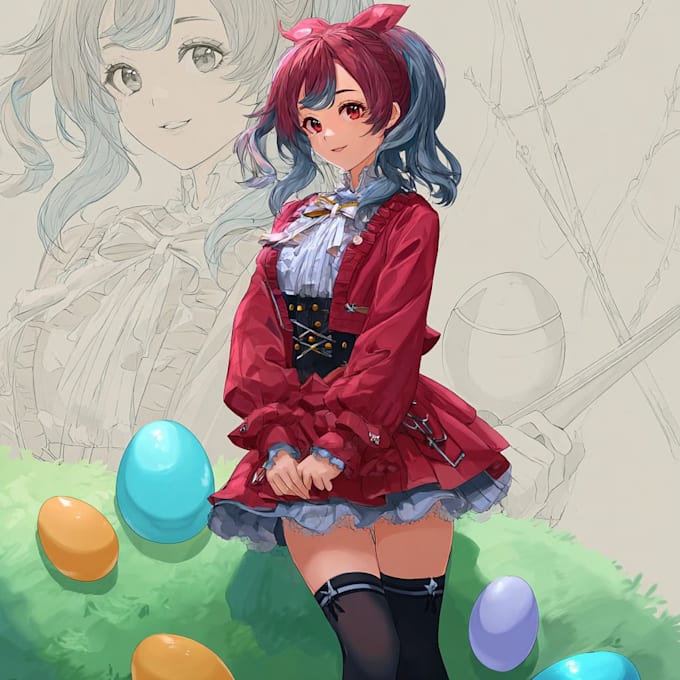 make cute anime couple and friendship art