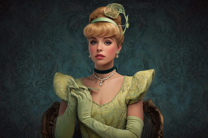 do disney cartoon portrait