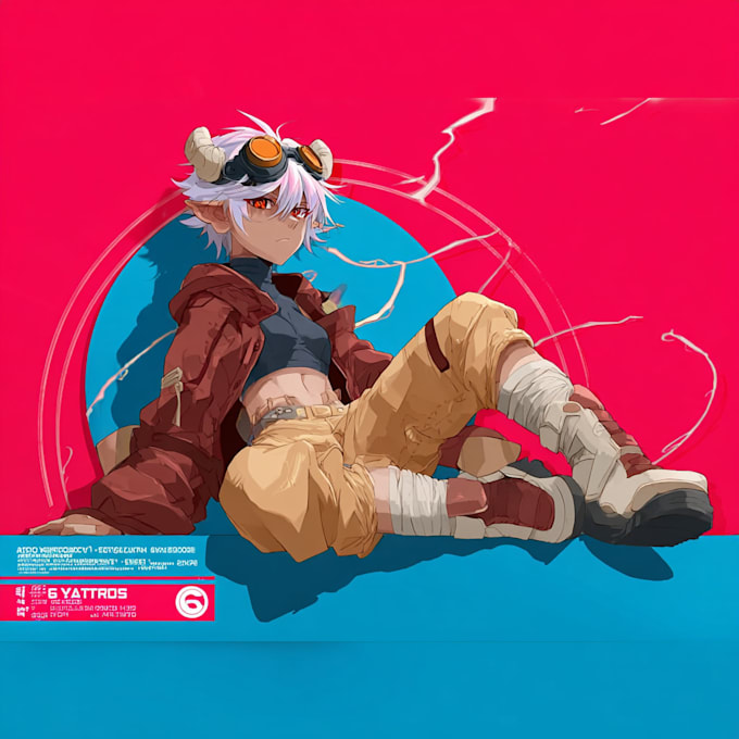 create anime inspired portrait and character artwork