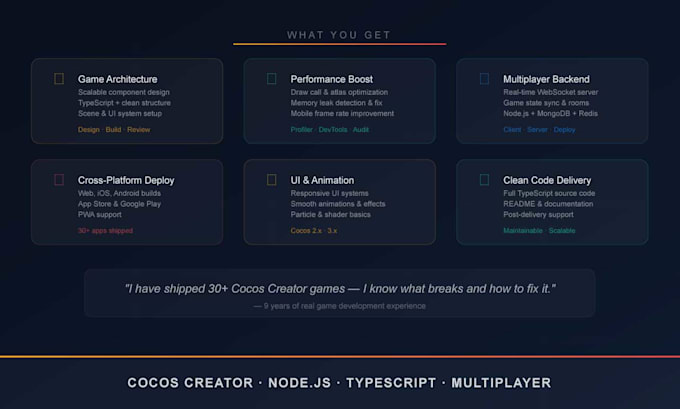 design build and optimize your cocos creator game for web ios and android