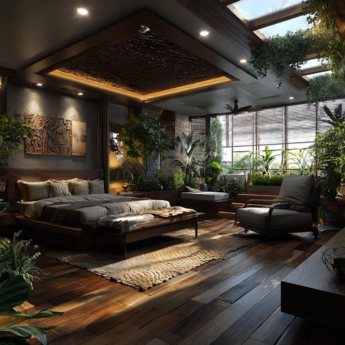 do interior design, landscape design, living room, bedroom,
