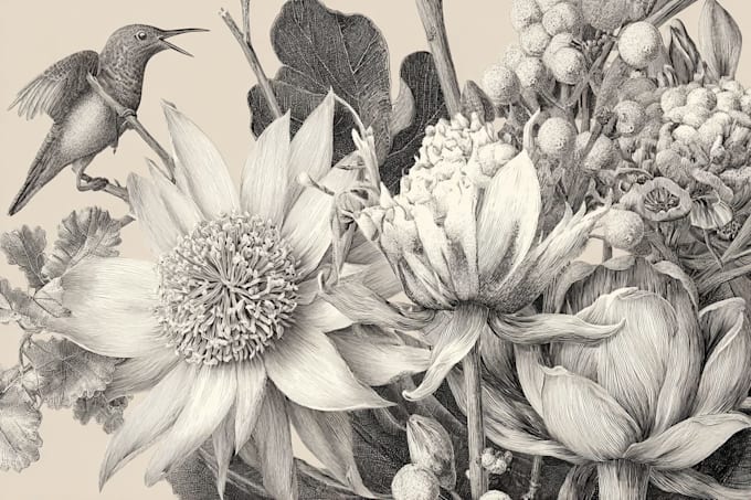 draw a botanical illustration