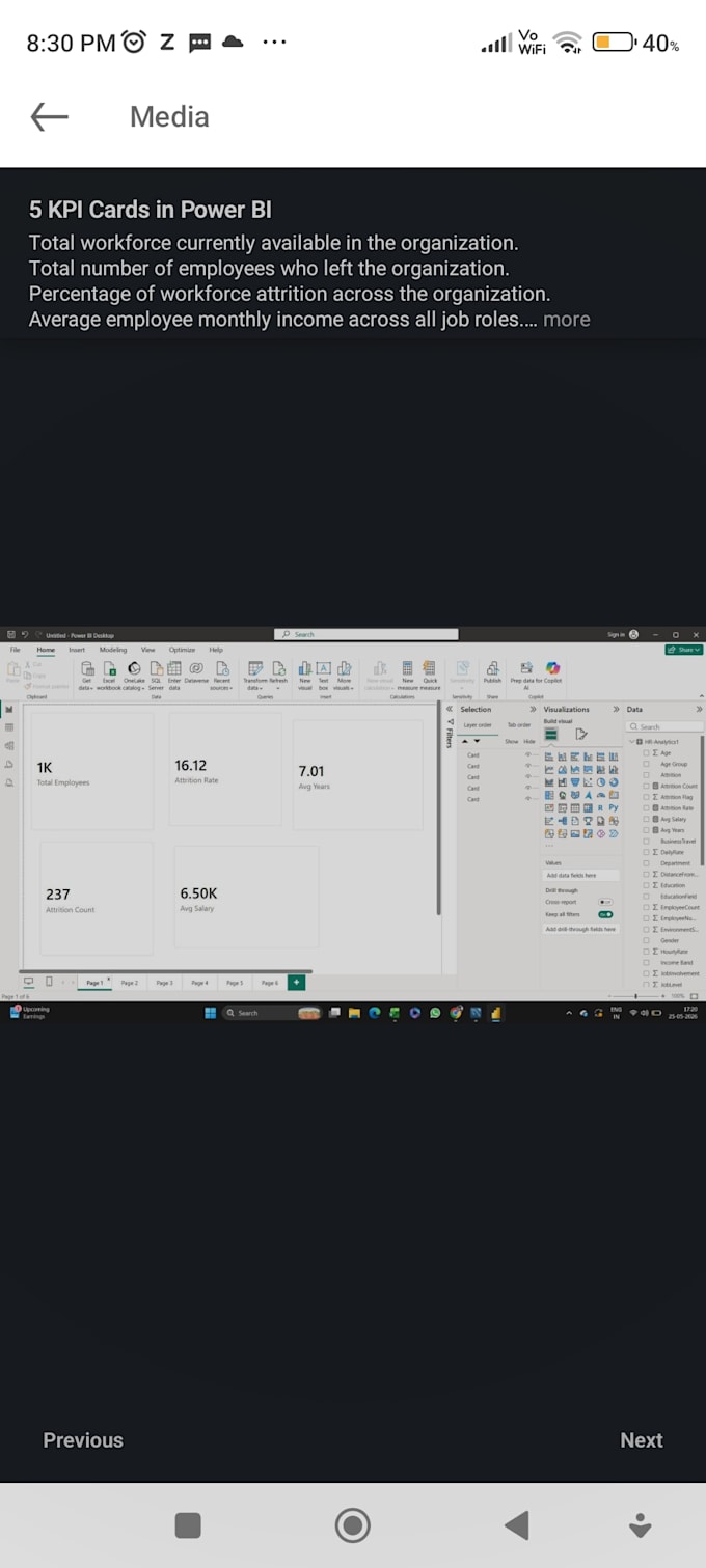 create interactive power bi dashboards and reports
