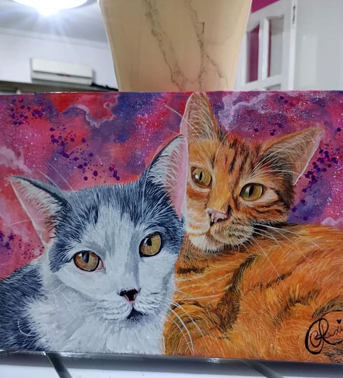custom portrait drawing and painting