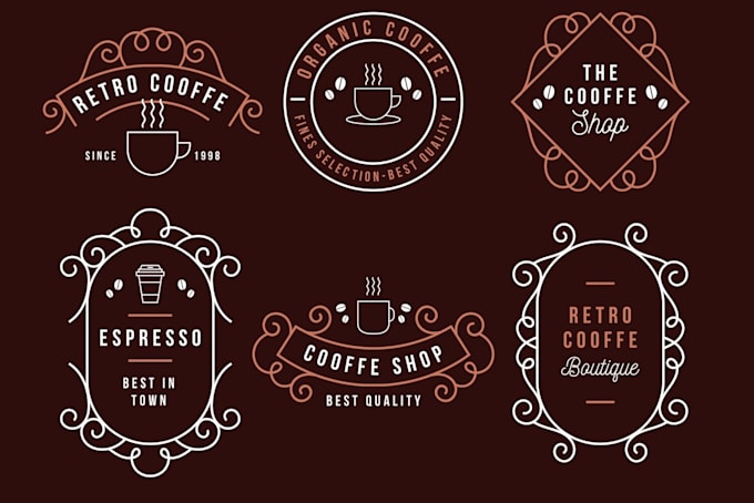 create vintage coffee logo for your business