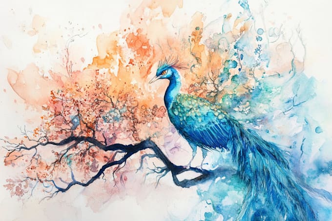 do a watercolor illustration