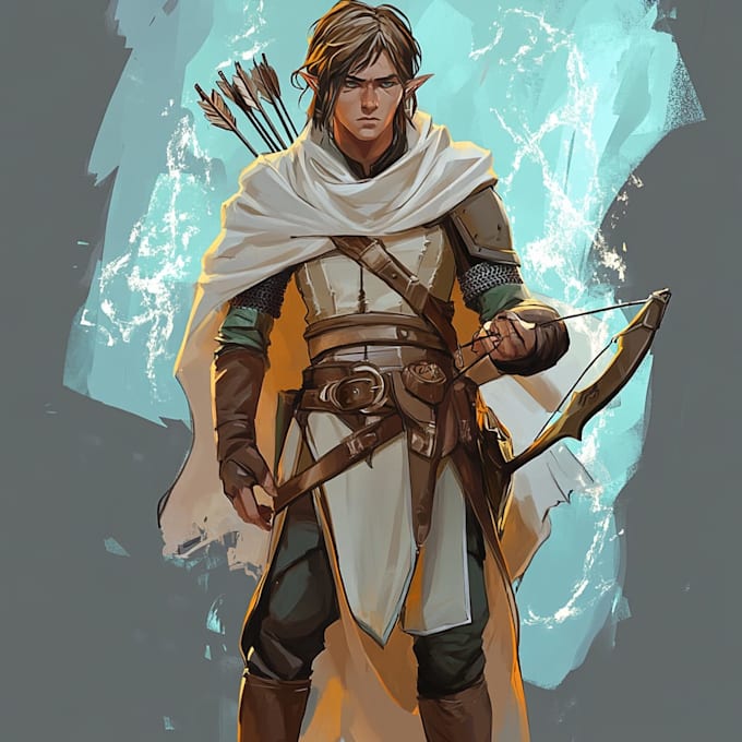 create a dnd game and dnd character art