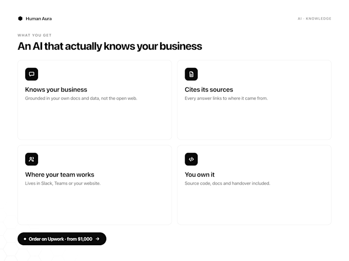 create custom ai assistant trained on your business