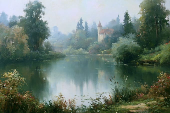 landscape oil painting art
