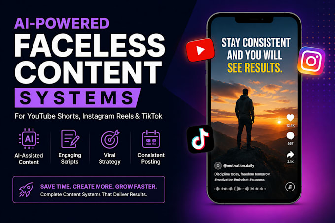 create ai powered faceless content systems for youtube and instagram