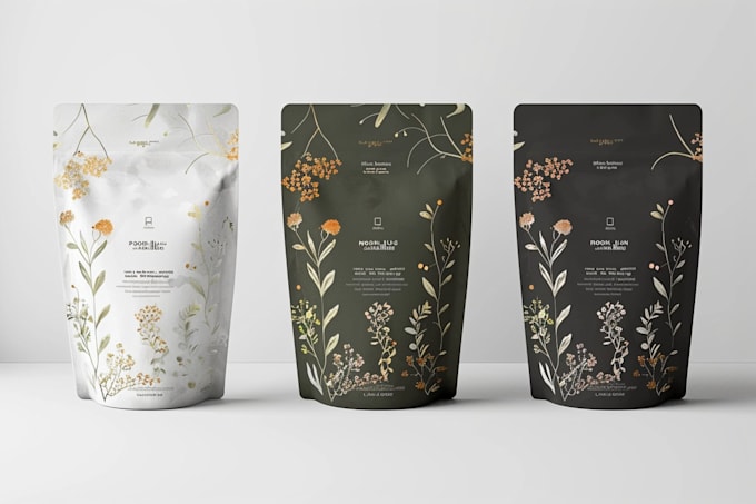 create food product packaging, restaurant branding