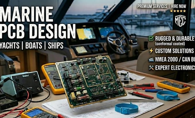 create custom marine pcb and embedded system design