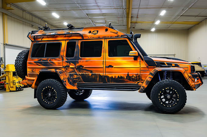 do an awesome vehicle wrap designs, car wrap