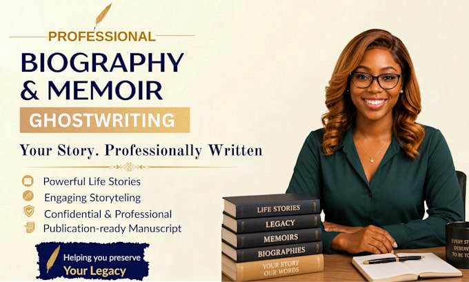 professionally write your memoir and biography