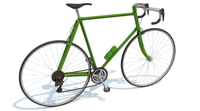 create 3d bike model fivem motorcycle bicycle modeling rendering