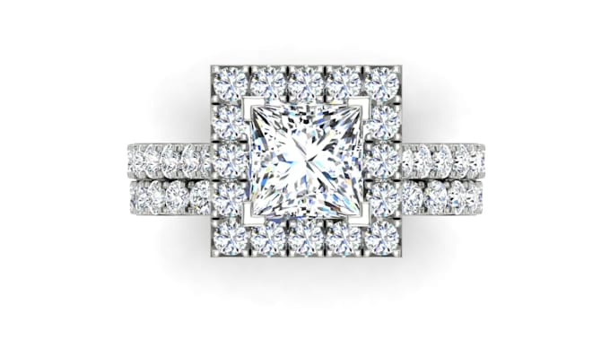 make custom luxury ice cuban chain, photorealistic jewelry rendering for casting