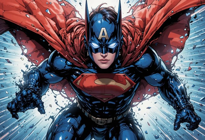 draw custom superhero comic artwork