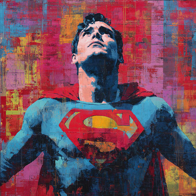 create amazing custom super hero portrait