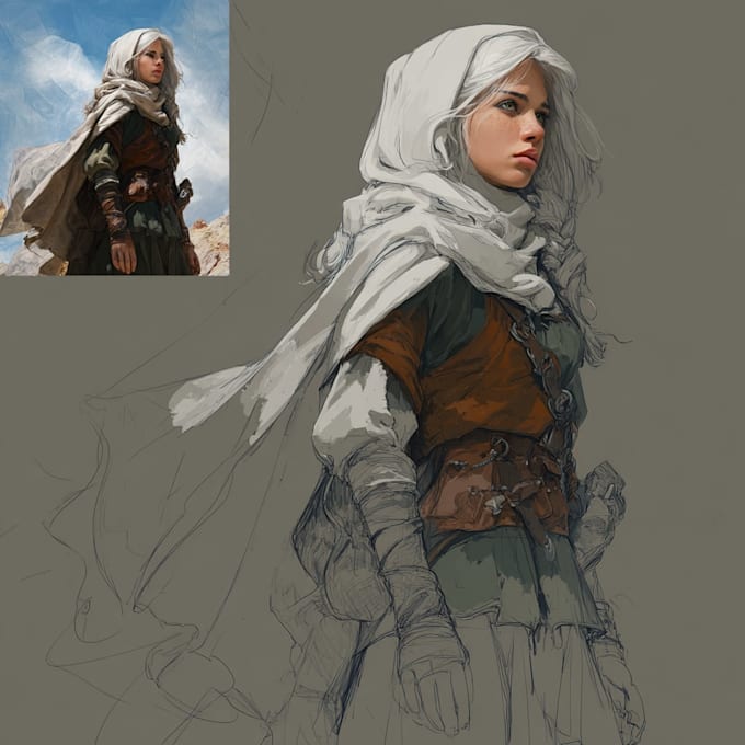 draw epic fantasy characters and creatures