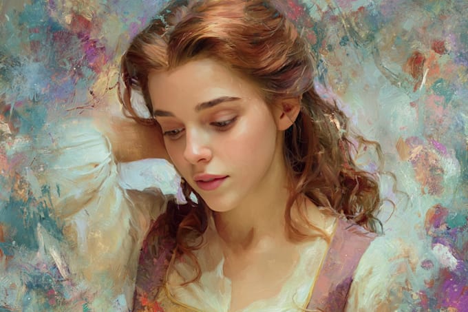do disney style cartoon portrait