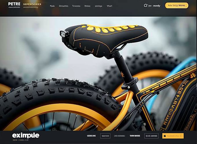 design ebike shopify store bicycle website ebike accessories bicycle saddles