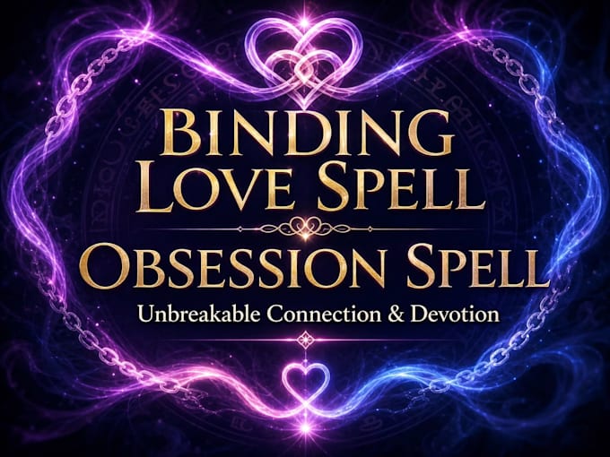 cast a binding love spell or obsession spell for your relationship