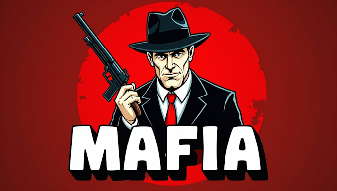 create amazing mafia logo you in one day