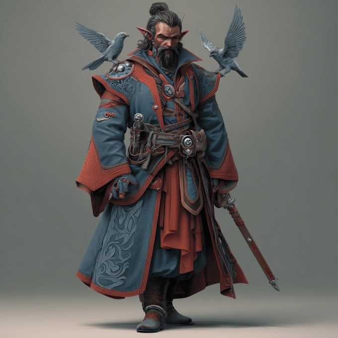 fantasy character art and fantasy character art