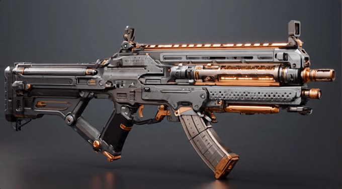 design unique weapons illustrations
