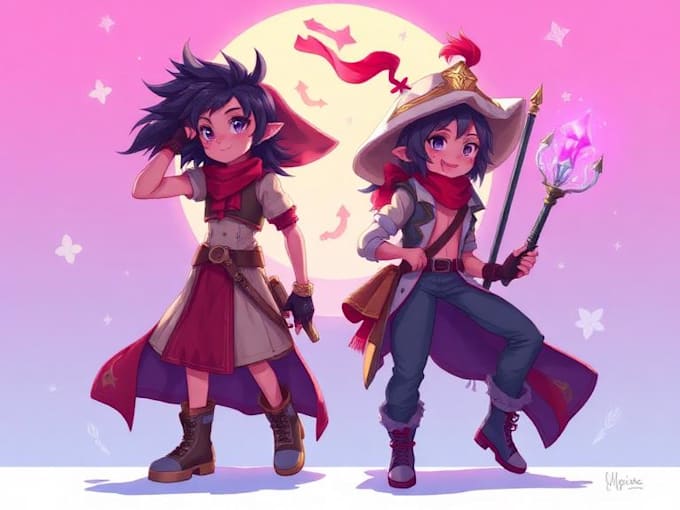 draw digital character illustration art