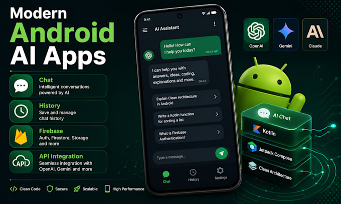 integrate openai or gemini ai into your android app