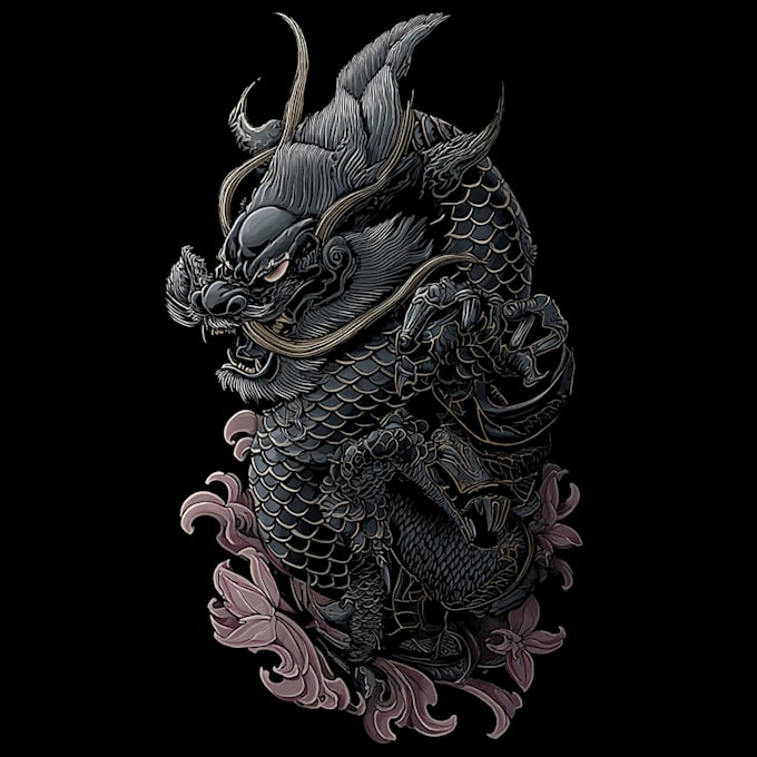 design a professional japanese tattoo design