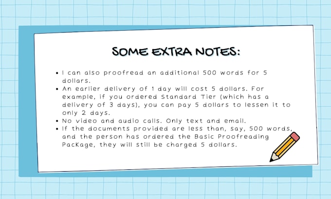 do english proofreading for articles