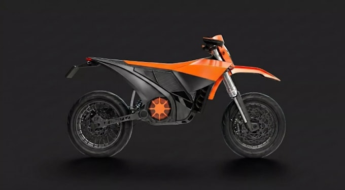 model 3d motorcycle, e bike concept,scooter, hard surface model,stunning renders