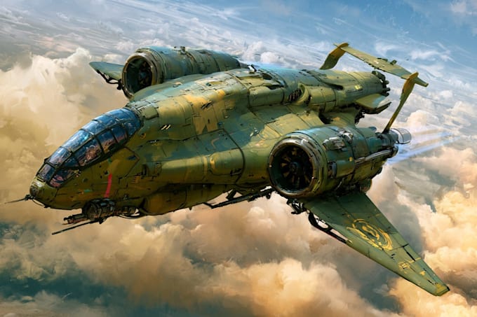 design spaceships and sci fi vehicles