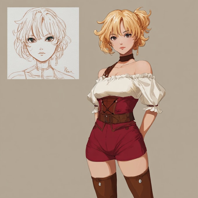 id anime character art