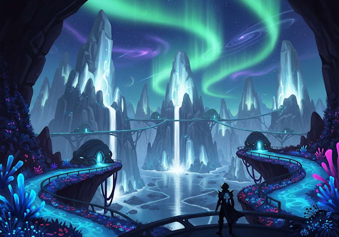 design stunning environment concept art
