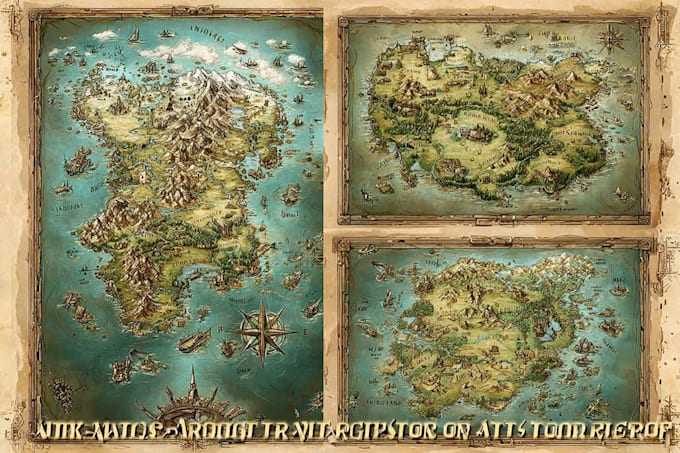 do fantasy map design