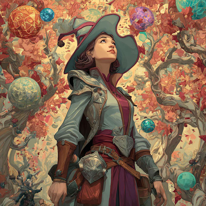 draw your fantasy scene
