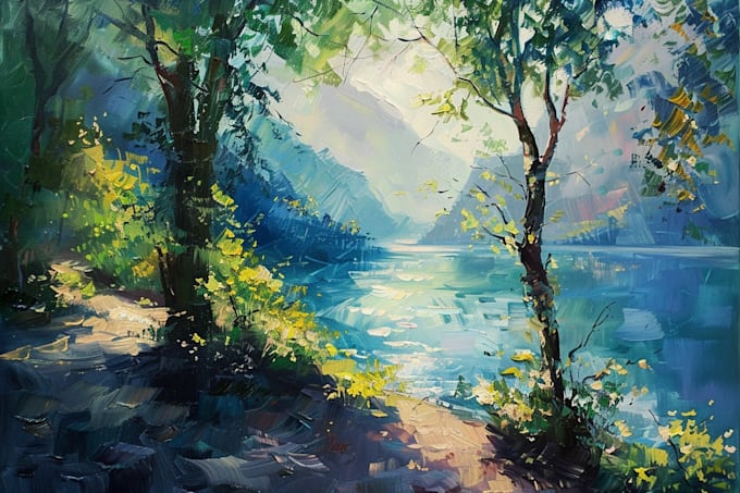 landscape oil painting art